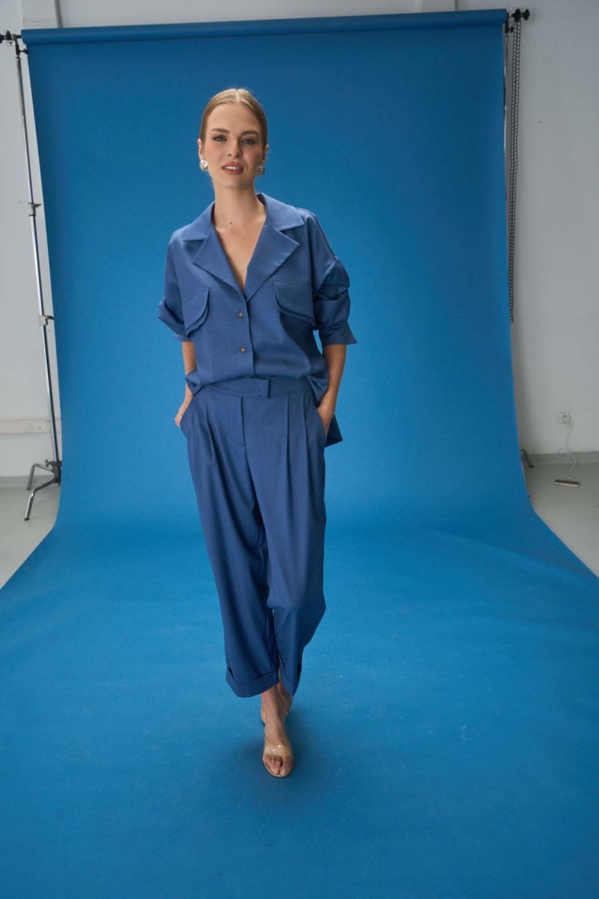 Spodnie Luanda Blue