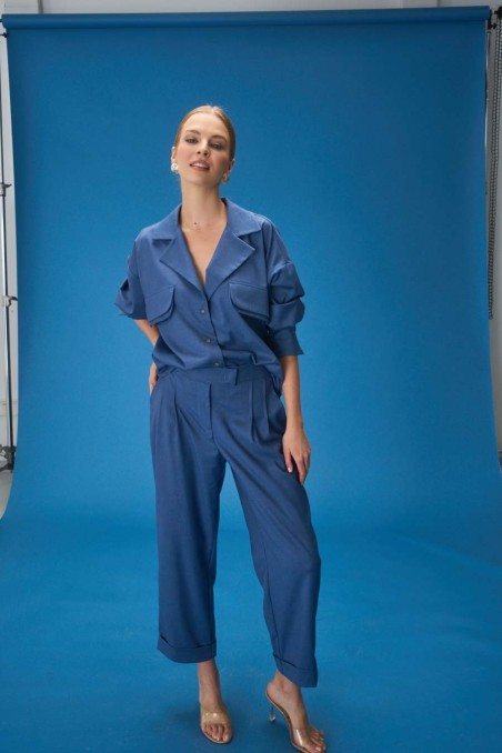  Spodnie Luanda Blue
