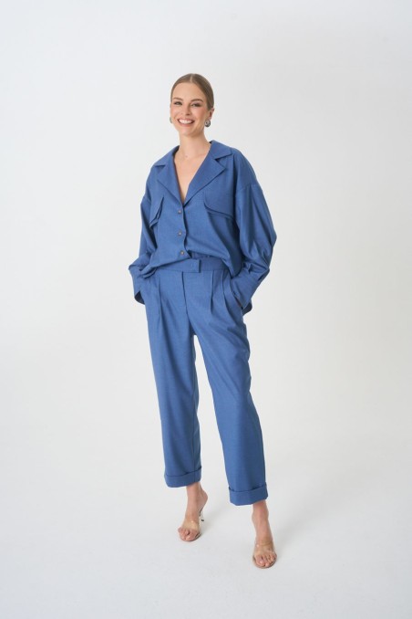  Spodnie Luanda Blue