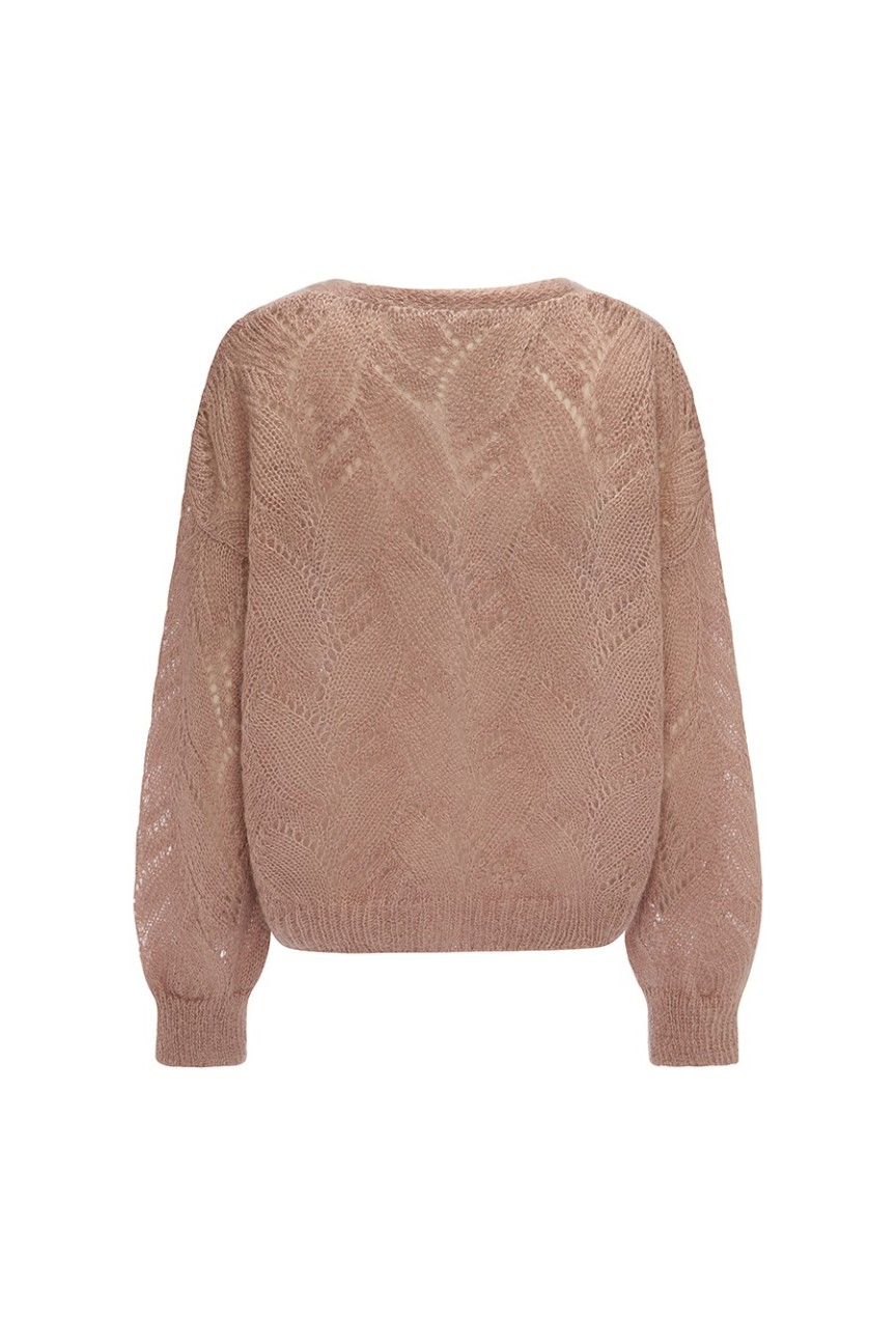 Sweter Sky Rubio Dirty Pink