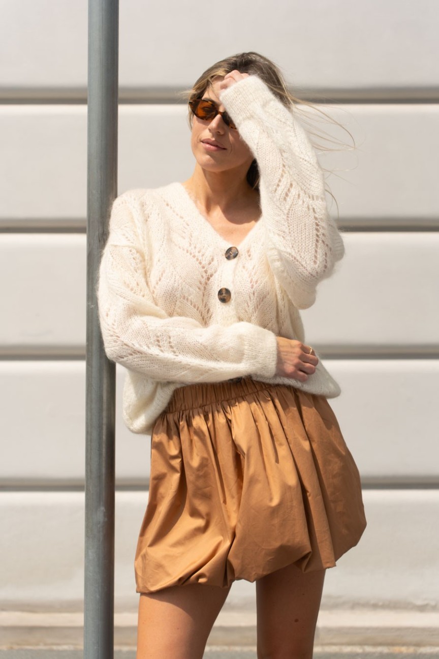 Sweter Sky Rubio Ecru