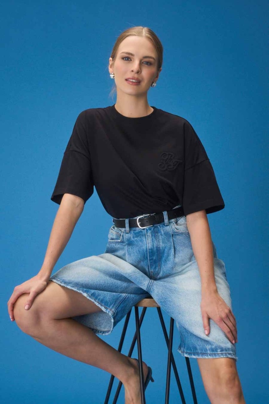 T-shirt Ebo Black
