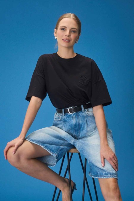 T-shirt Ebo Black