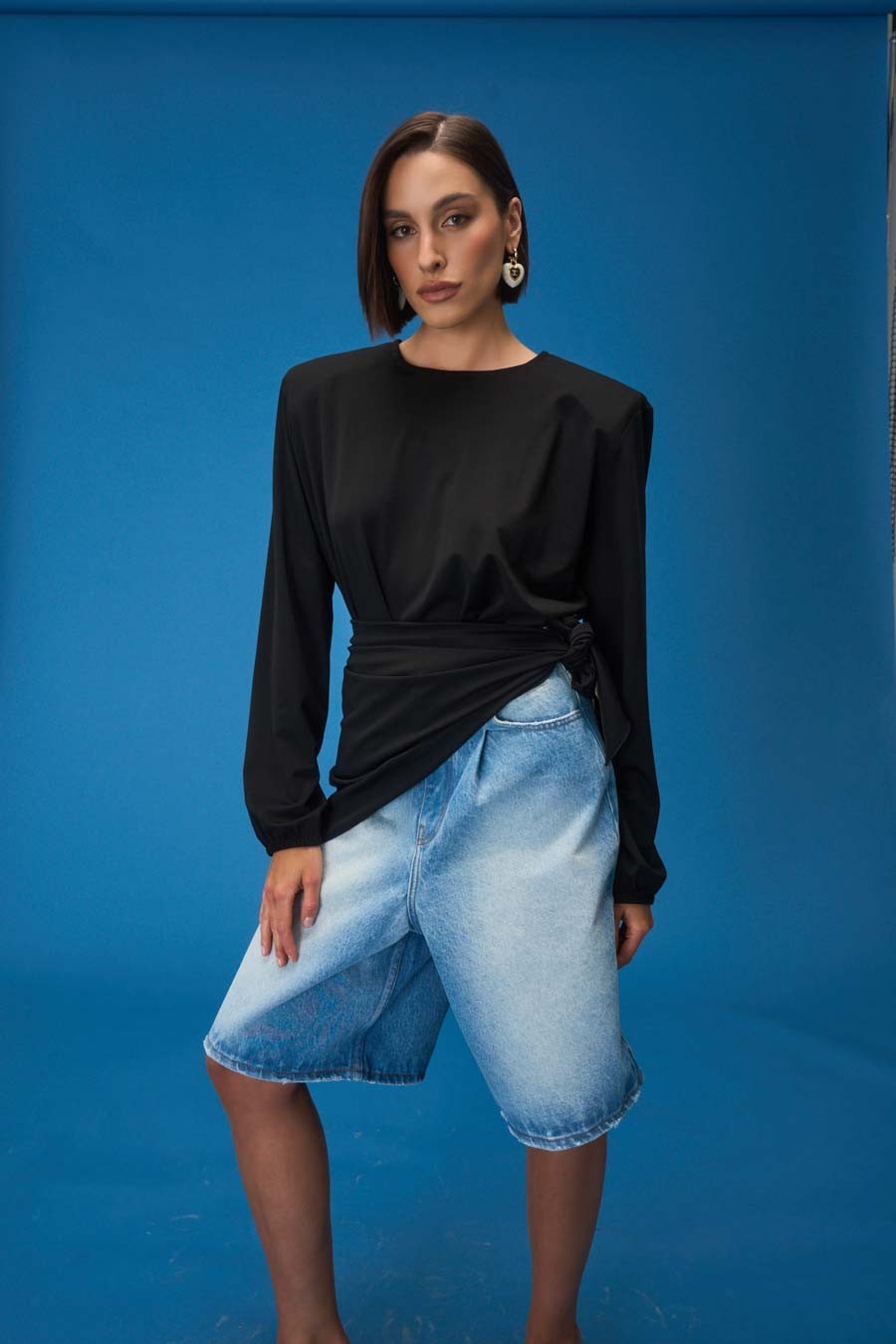  Bluzka Alome Black