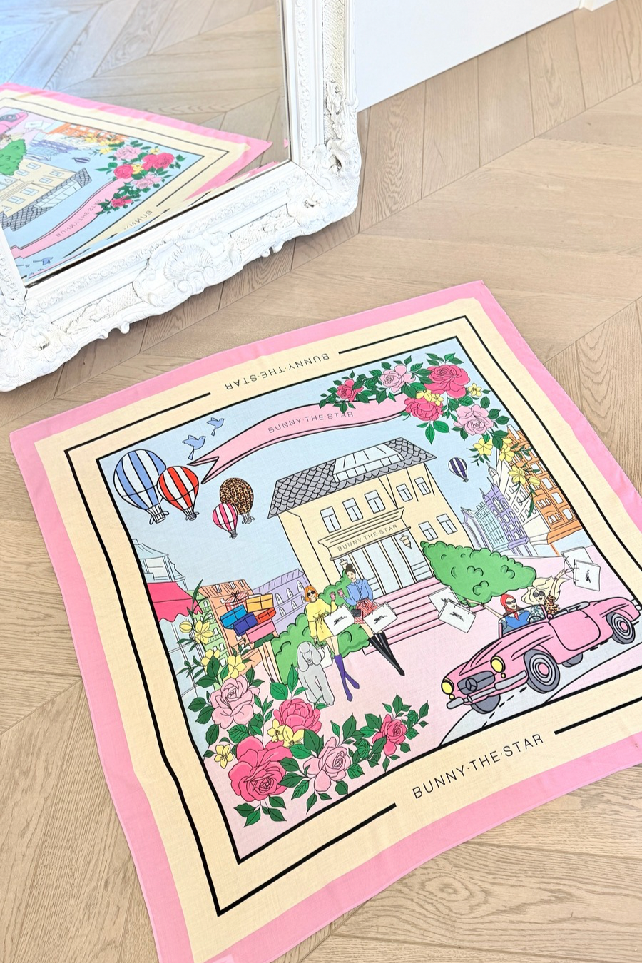  Apaszka Calais BTS Pink
