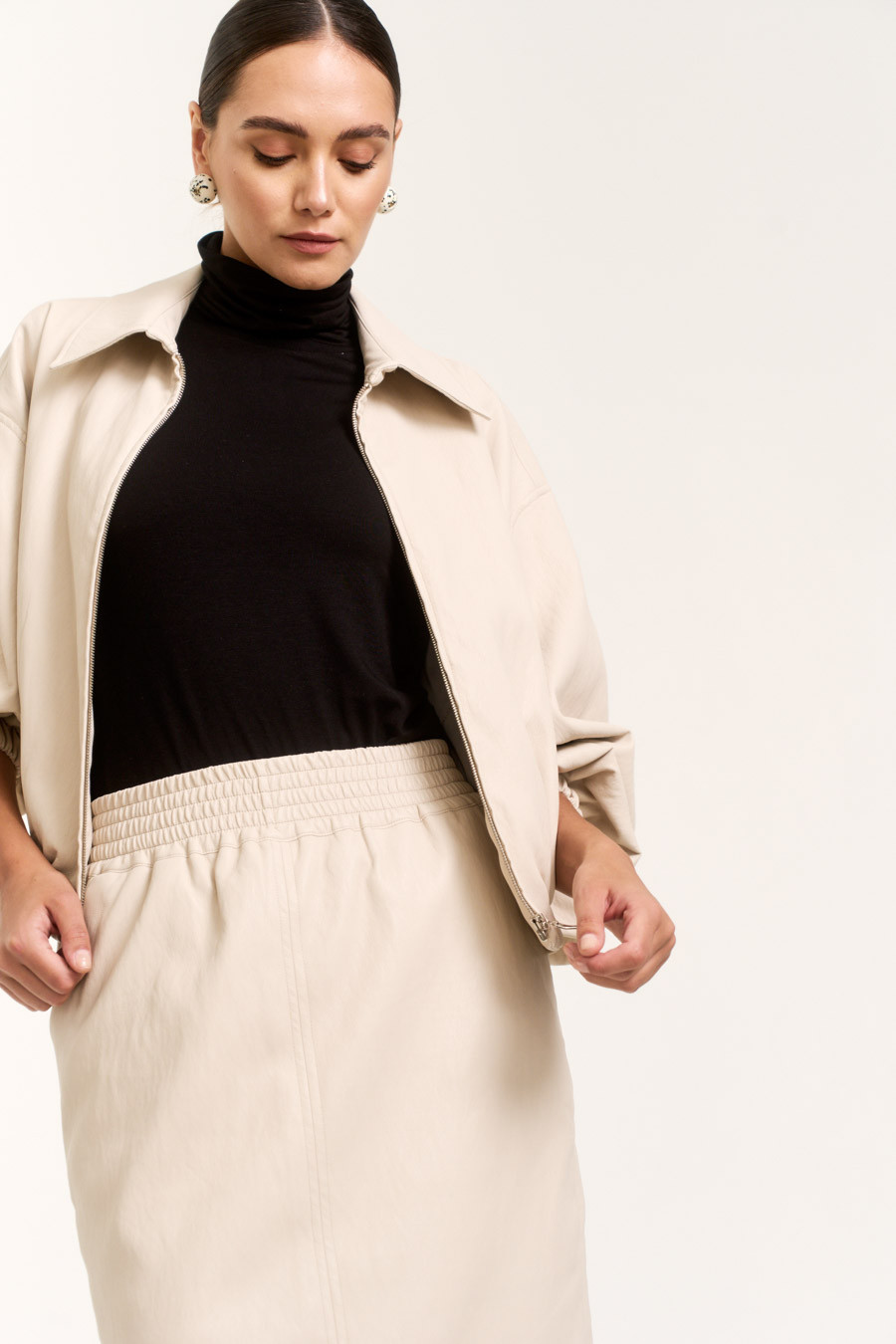 SPÓDNICA VINEZA BEIGE