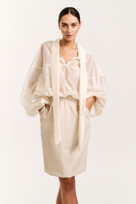 SPÓDNICA VINEZA LIGHT BEIGE