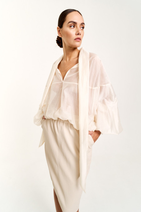 SPÓDNICA VINEZA LIGHT BEIGE