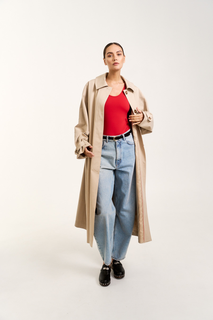 PŁASZCZ VORCELI BEIGE