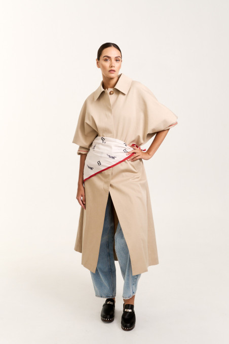 PŁASZCZ VORCELI BEIGE