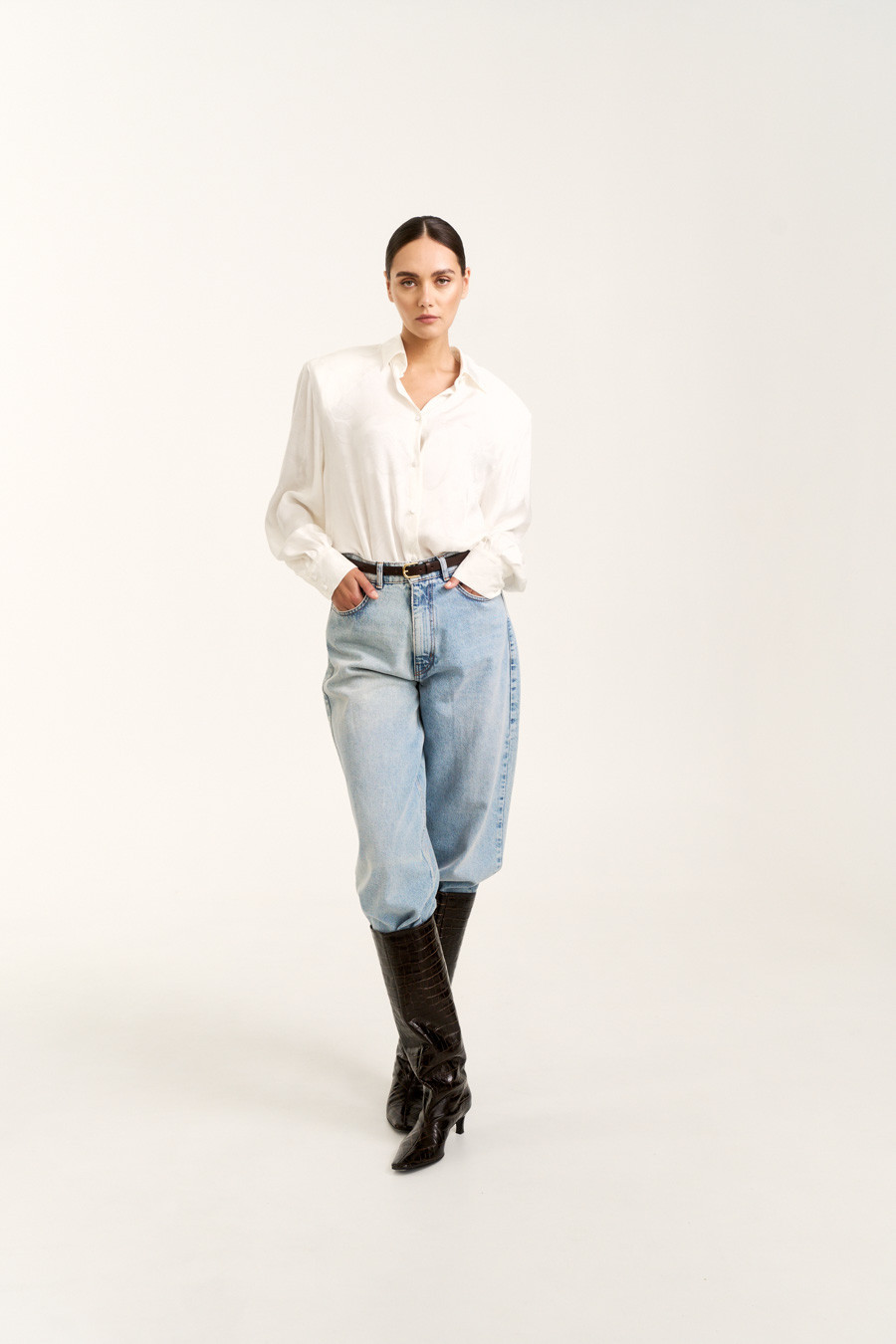 JEANSY BARREL SLIM LUKKA BLUE