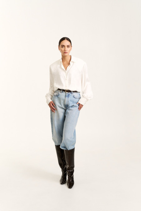 JEANSY BARREL SLIM LUKKA BLUE