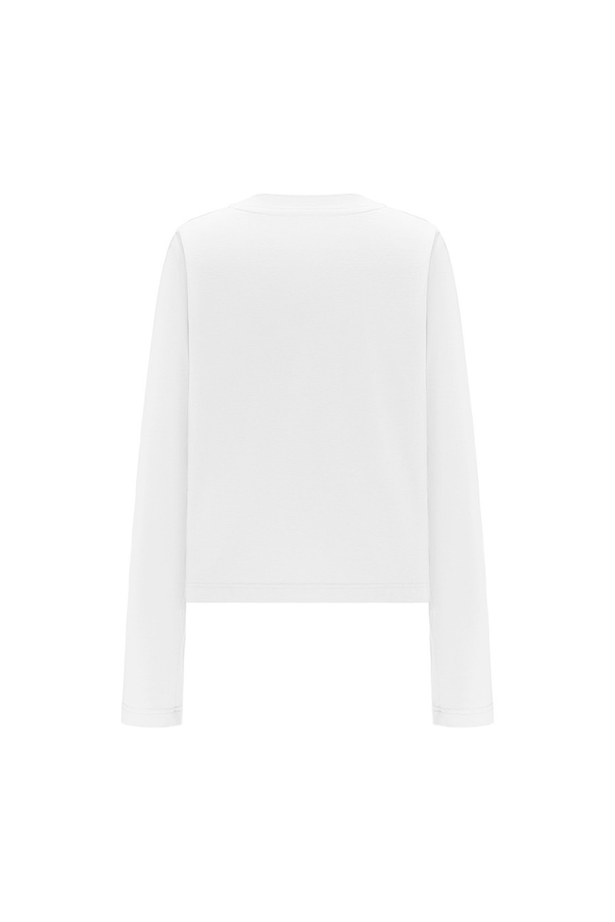 BLUZKA LONG HALLE WHITE