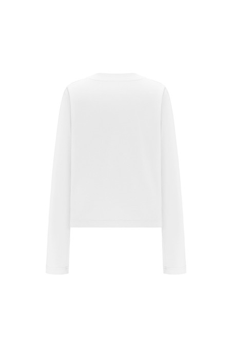  Bluzka Long Halle White