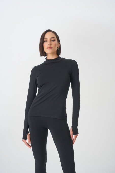 Bluzka Long Nepka Black