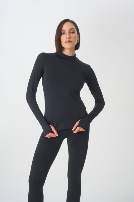  Bluzka Long Nepka Black