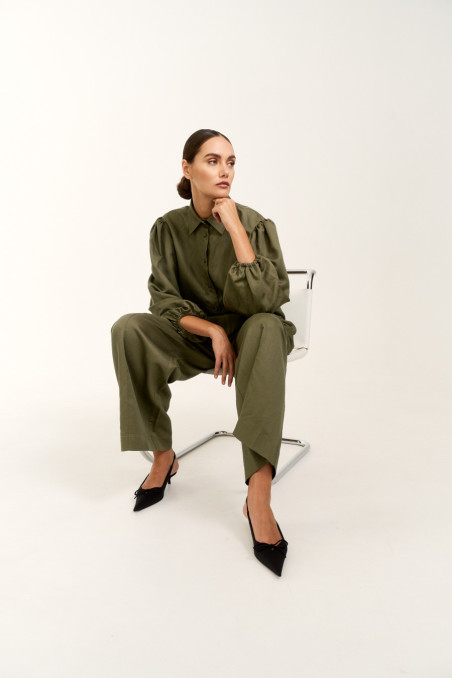 SPODNIE VASTO KHAKI