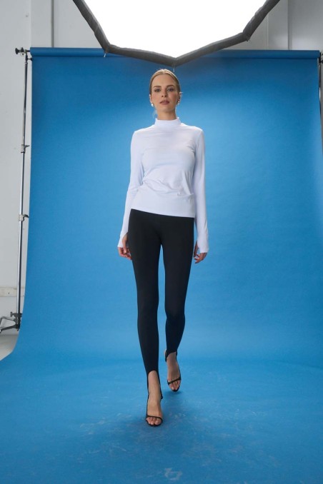  Bluzka Long Nepka White
