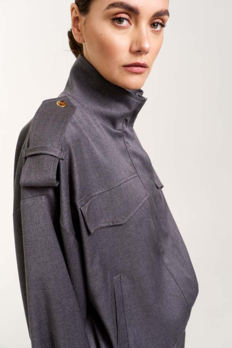KURTKA TERNI DARK GREY