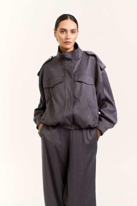 KURTKA TERNI DARK GREY