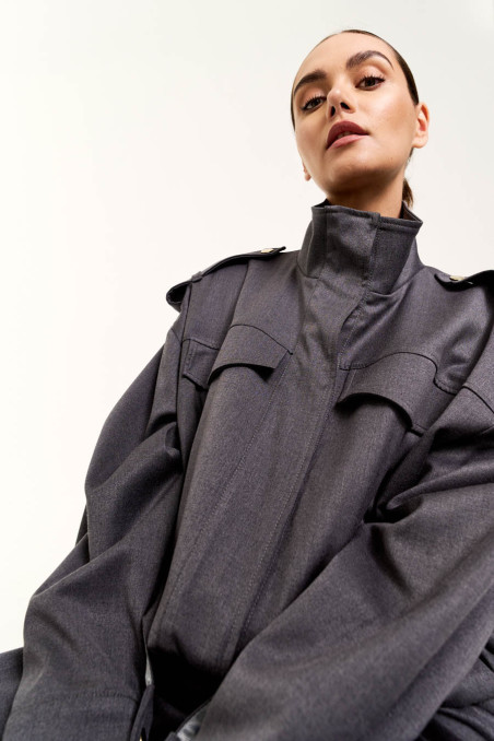 KURTKA TERNI DARK GREY