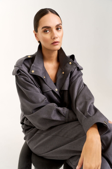 KURTKA TERNI DARK GREY