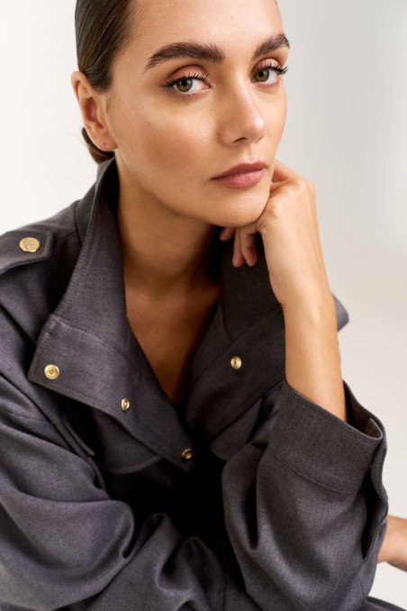 KURTKA TERNI DARK GREY