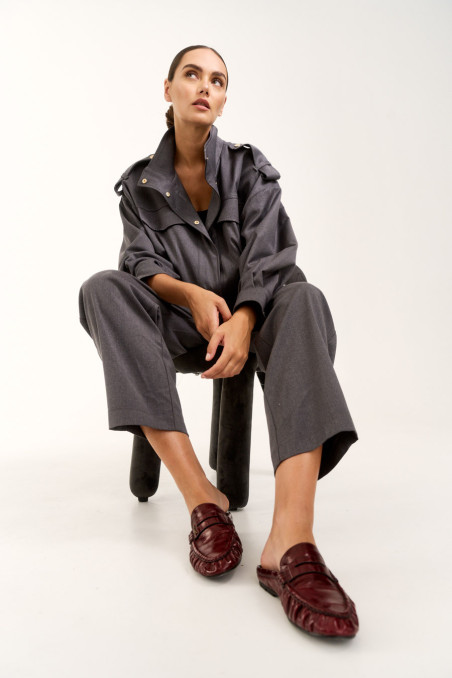 SPODNIE TERNI DARK GREY