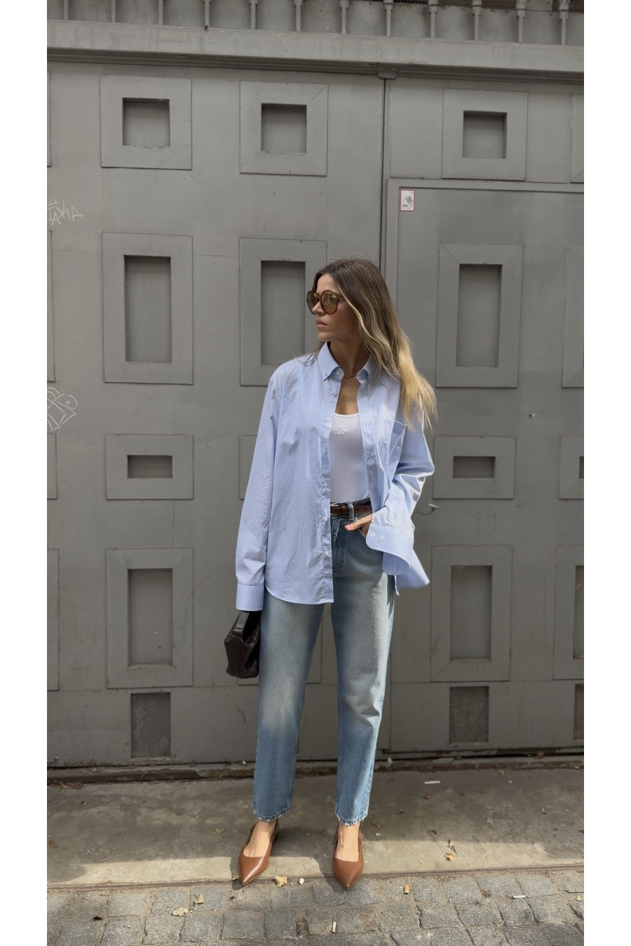 KOSZULA TOBA BLUE