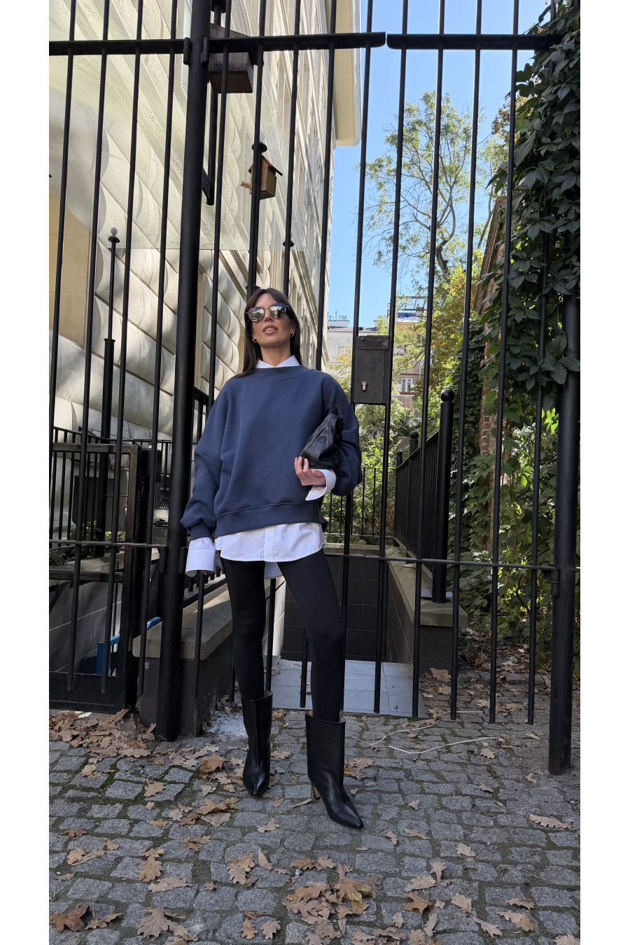 LEGINSY ABBIE STAMP BLACK
