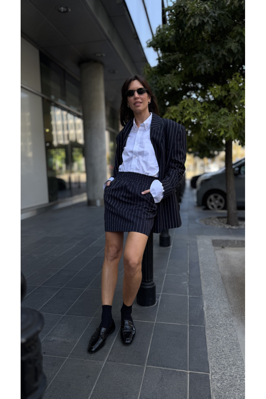 SPÓDNICA LIVORNO STRIPE NAVY
