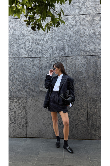 SKIRT LIVORNO STRIPE NAVY