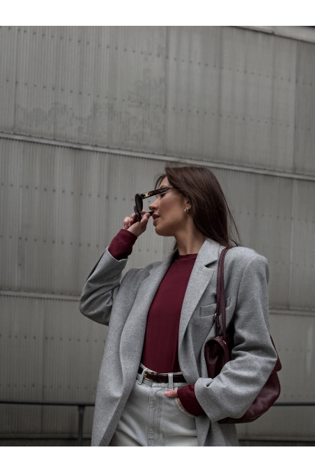 MARYNARKA MADRYT WOOL GREY