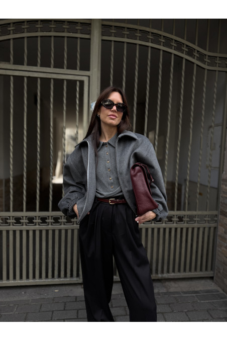 BLUZKA POLO AVOLA DARK GREY