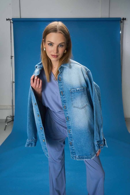  Koszula Jeans Dakota Blue