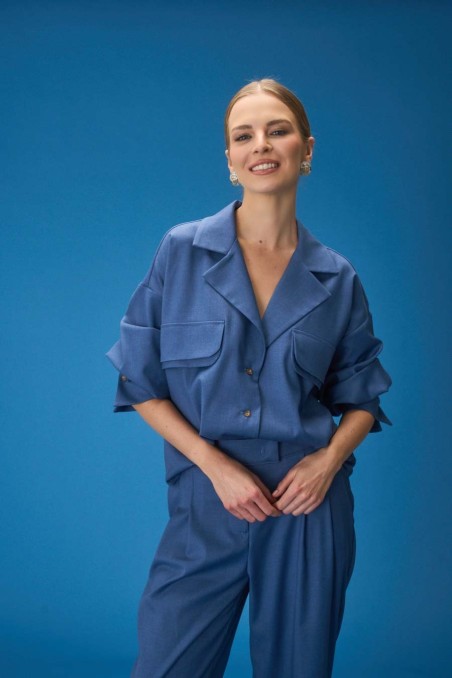  Koszula Luanda Blue