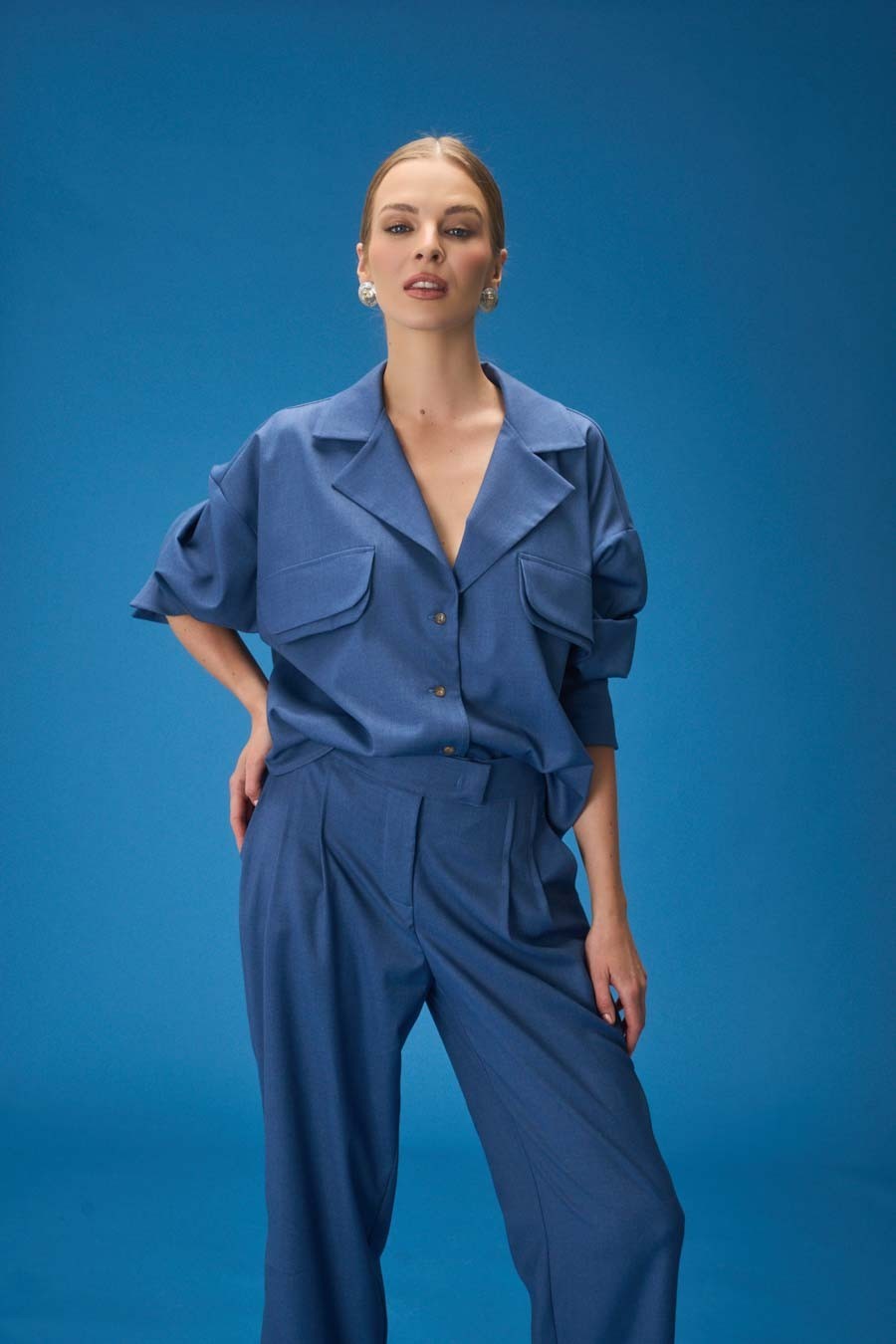  Koszula Luanda Blue