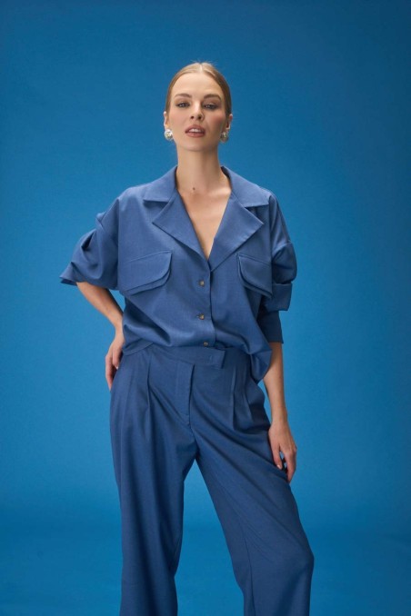  Koszula Luanda Blue