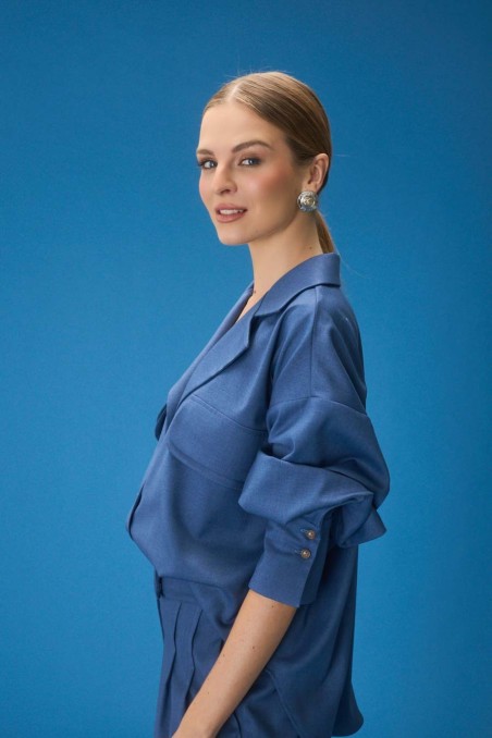 Koszula Luanda Blue