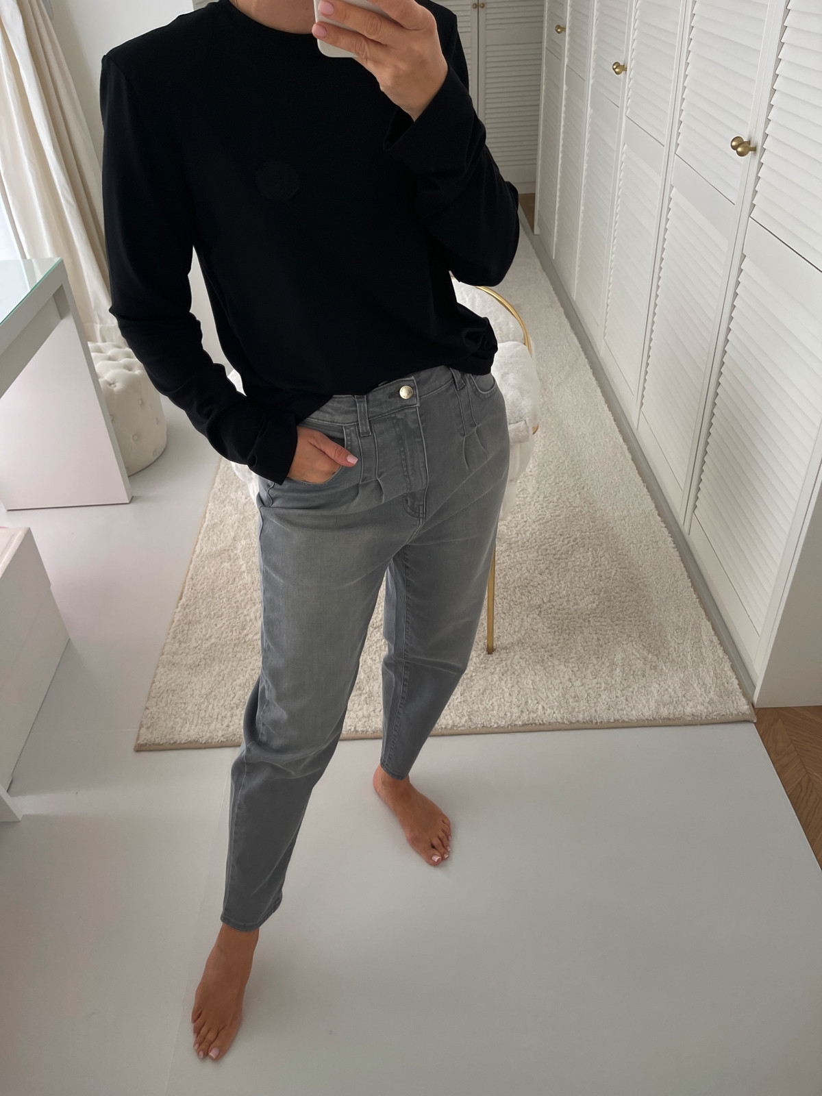 Jeansy Baggy Grey