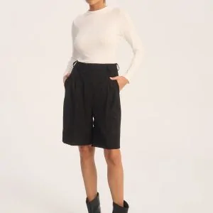 Bermudy Teksas Porta Black - M