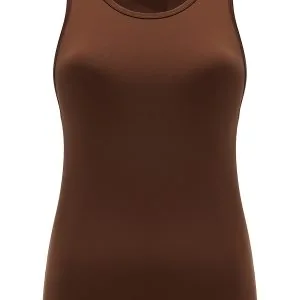 Bluzka Abbie Stamp Brown
