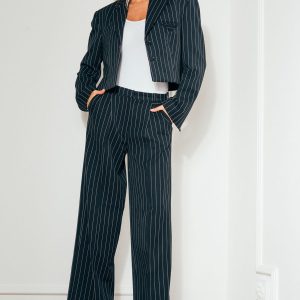 Spodnie Parana Stripe Navy - M