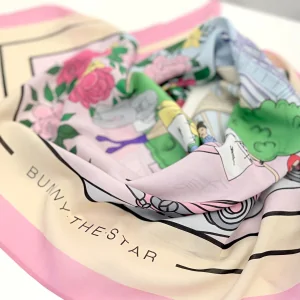 Apaszka Calais BTS Pink